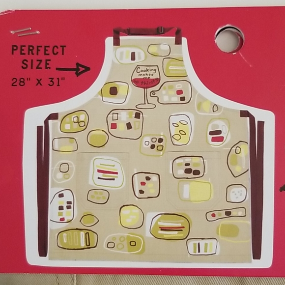 NWT Blue Q "Cooking Makes So Happy" Apron - Picture 3 of 11